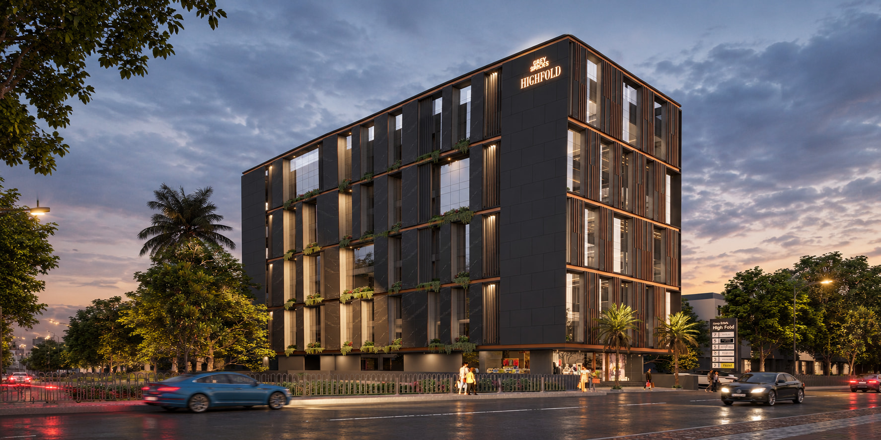 Highfold — commercial development, City Centre