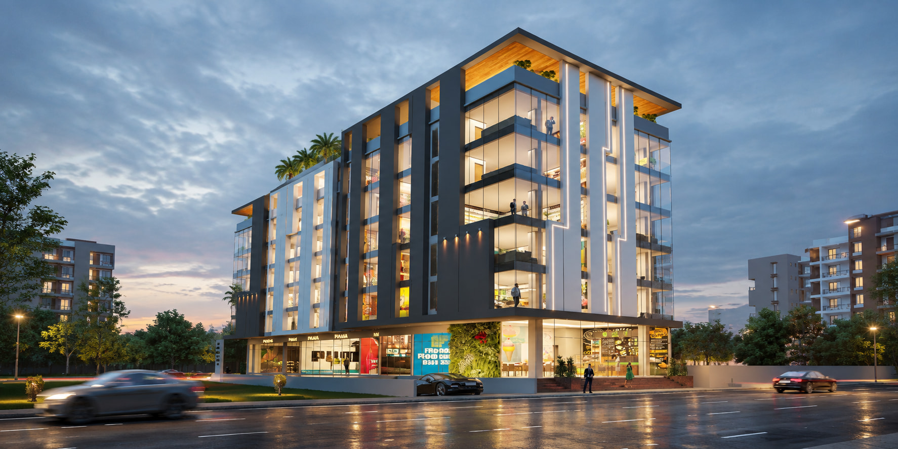 Mark 1034 — commercial landmark, Parvati Talkies